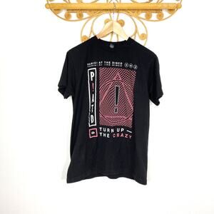 Panic at the Disco black graphic t shirt sz small